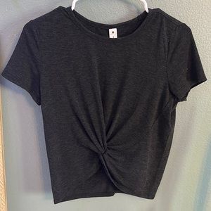 NWOT Yogalicious Front Knotted Tee!